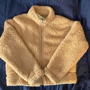Hollister sherpa zip up jacket